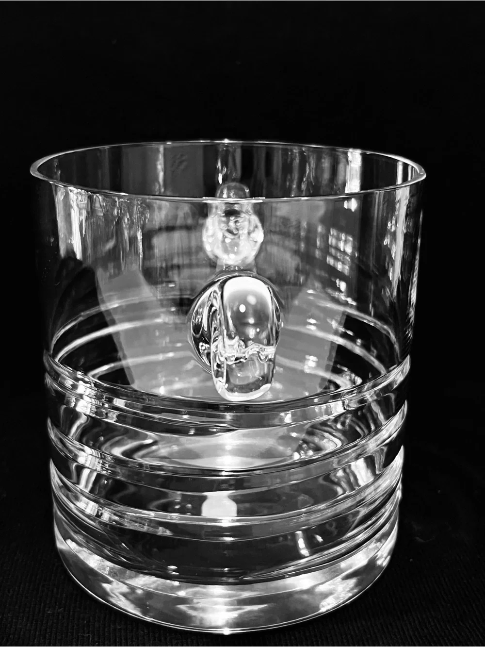 Vintage 1950’s Ice Bucket Hand Cut Crystal Made in Hungary 5.25” Tall